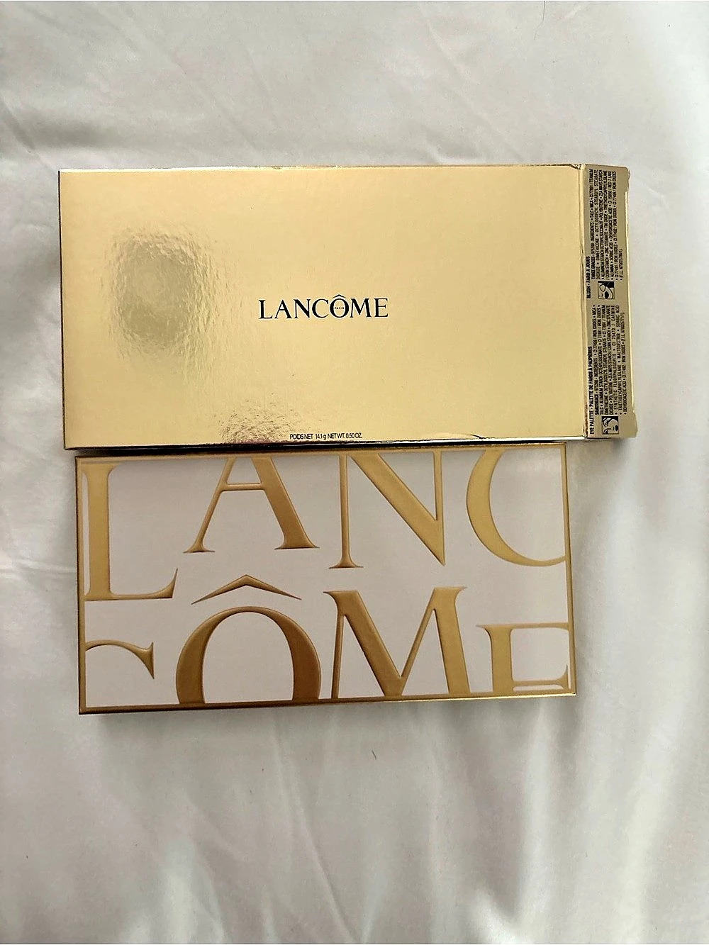 Lancôme Holiday 2023 Eyes and Face Palette Eyeshadow Palette Gold & White NWT